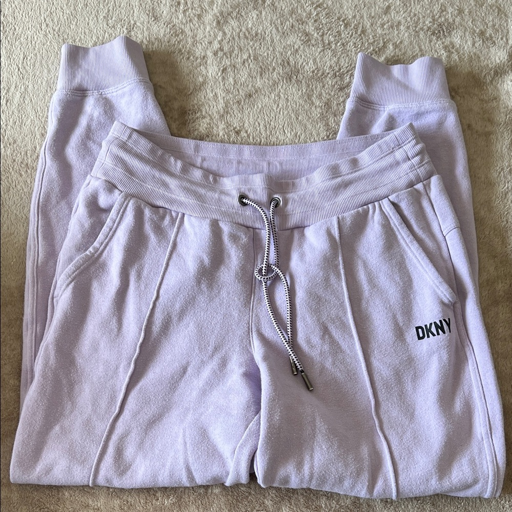 DKNY Lavender Girls' Jogger Sweatpants